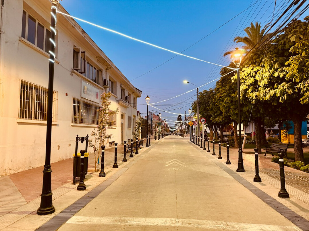 chile urban night lights