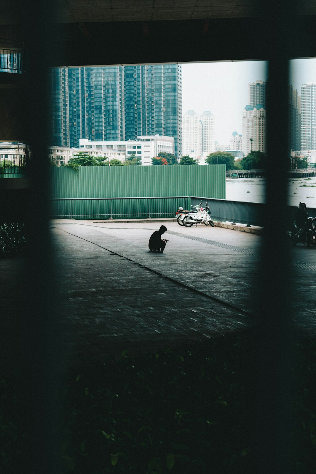 street photographer capturing city life