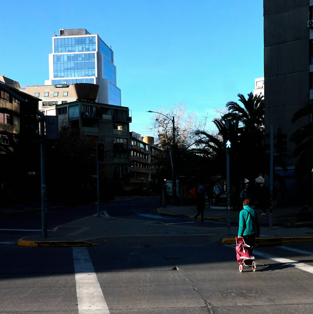 street vendor in santiago